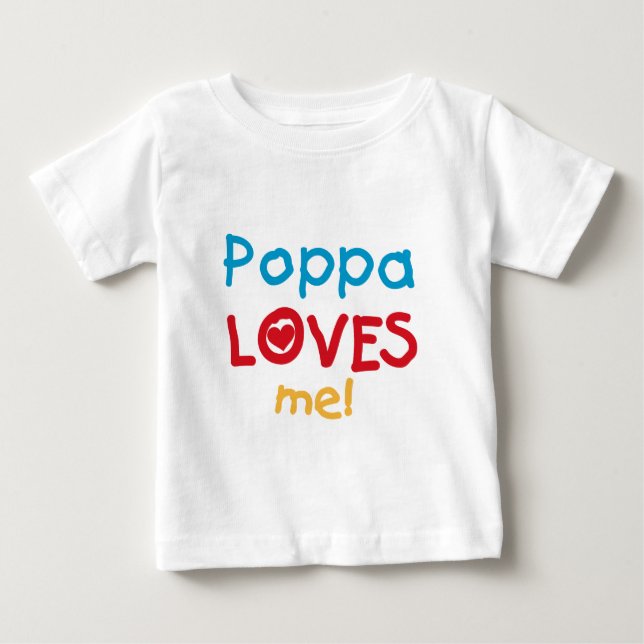 Poppa Kärlek Me T-shirts och Gifts (Framsida)
