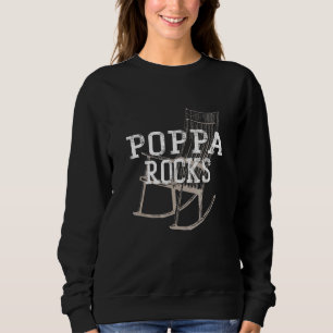 Poppa Sten Fars dag Barnbarn Kärlek Grandchilchdr T Shirt