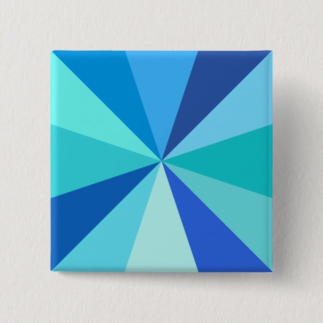 Poppa strålar för den moderna 60-tal för konst knapp (Framsida)