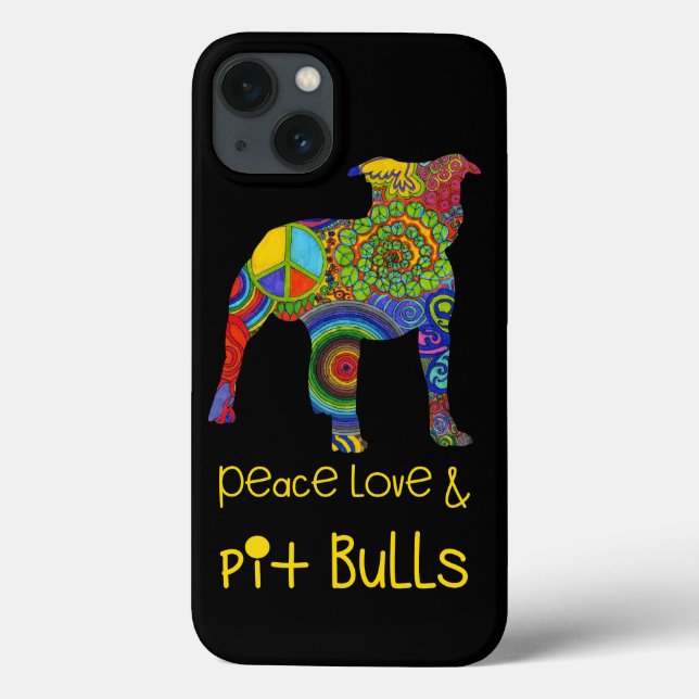 "Poppar fredkärlek- & groptjurar" konstiphone case (Baksida)