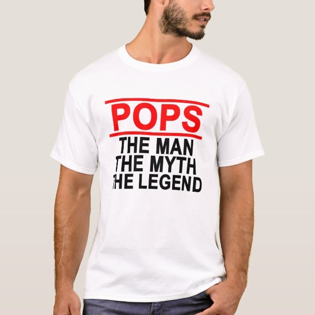 POPPAR MANEN MYTHEN LEGENDEN TEE (Framsida)