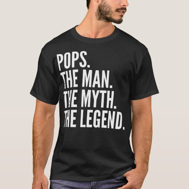 Poppar manen mythen legendT-tröja T Shirt (Framsida)