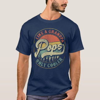 Poppar som en farfar, fast coolare Vintage Retro P T Shirt
