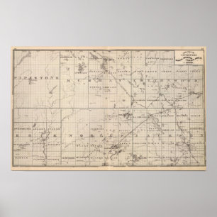 Poppel Murray, Pipestone County, Minnesota Poster
