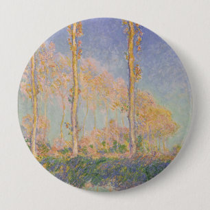 Poppelträd, impressionistiskt landskap, Claude Mon Knapp