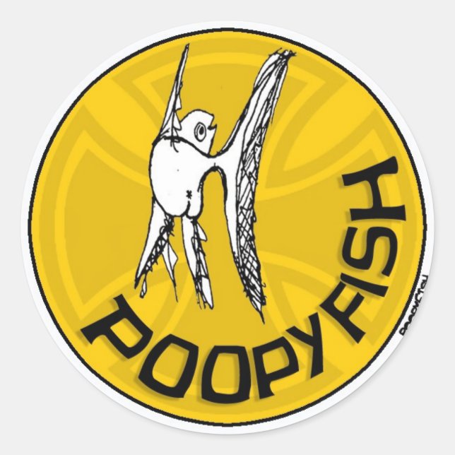 poppfönsterdekal runt klistermärke (Framsida)