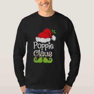 Poppie Claus Shirt Family Matching Poppie Claus T Shirt