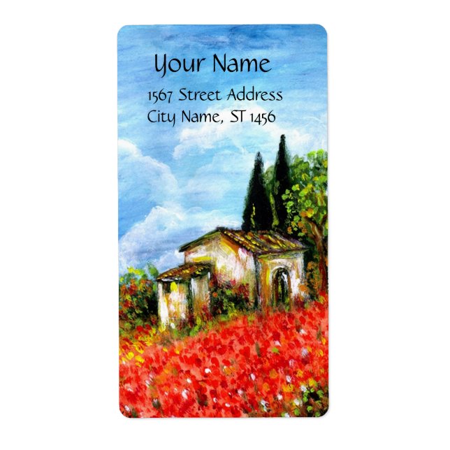 POPPIER I TUSCANY FRAKTSEDEL (Framsidan)