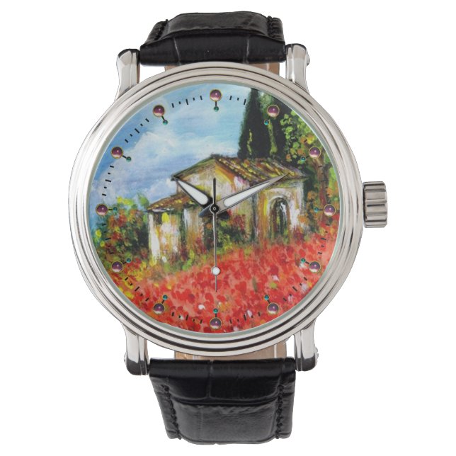POPPIER I TUSCANY LANDSCAPE ARMBANDSUR (Framsida)