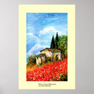 POPPIER I TUSCANY POSTER