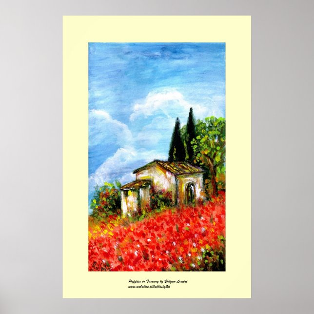 POPPIER I TUSCANY POSTER (Framsidan)