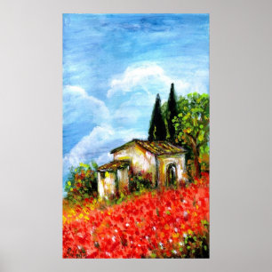 POPPIER I TUSCANY POSTER