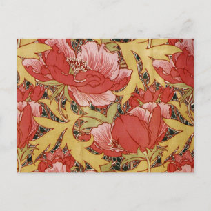 Poppies av William Morris Vykort