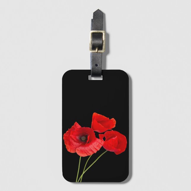 Poppies Bagagebricka (Framsida vertikal)