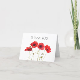 Poppies Blommigt 1:a Födelsedagsfesten Tack