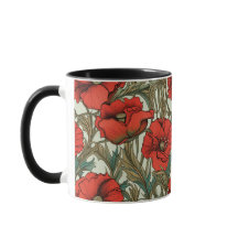 Poppies Coffee Mugg