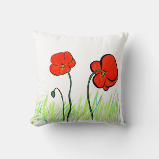 Poppies! Dekorativ kudde