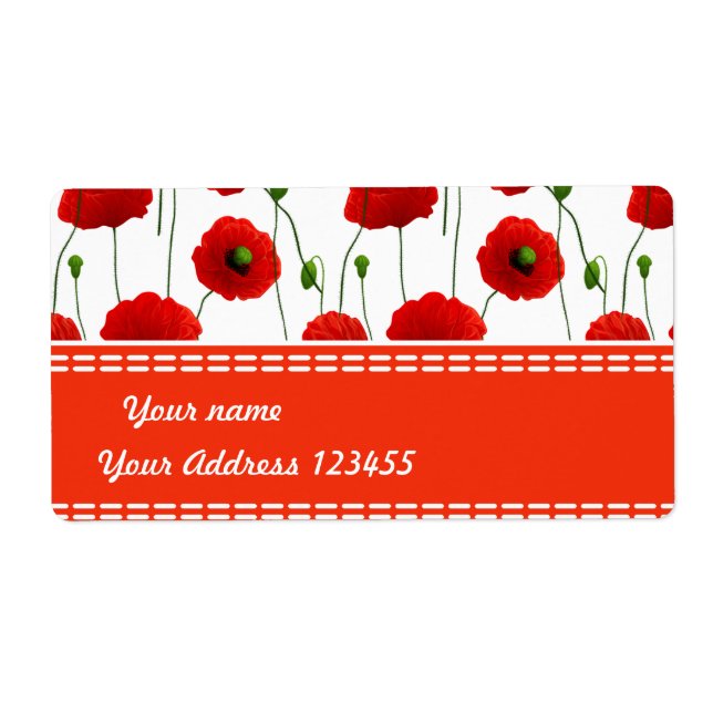 Poppies Fraktsedel (Framsidan)
