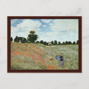 Poppies från Claude Monet Vykort