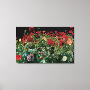 Poppies från John Singer Sargent, Vintage Flowers Canvastryck