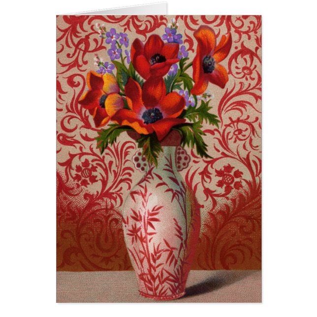 Poppies-gratulationskort Hälsningskort (Framsidan)