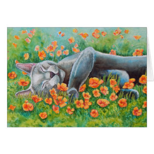 Poppies Hälsningskort