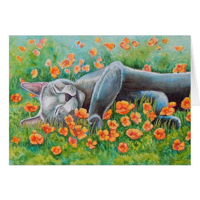 Poppies Hälsningskort (Framsidan Horizontal)