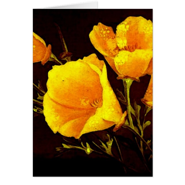 Poppies Hälsningskort (Framsidan)