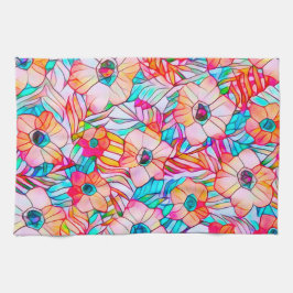 Poppies & Handflatan Fronts Kökshandduk