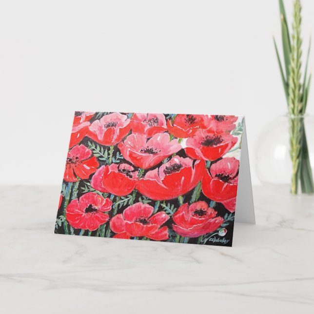 Poppies Helgkort (Framsida)