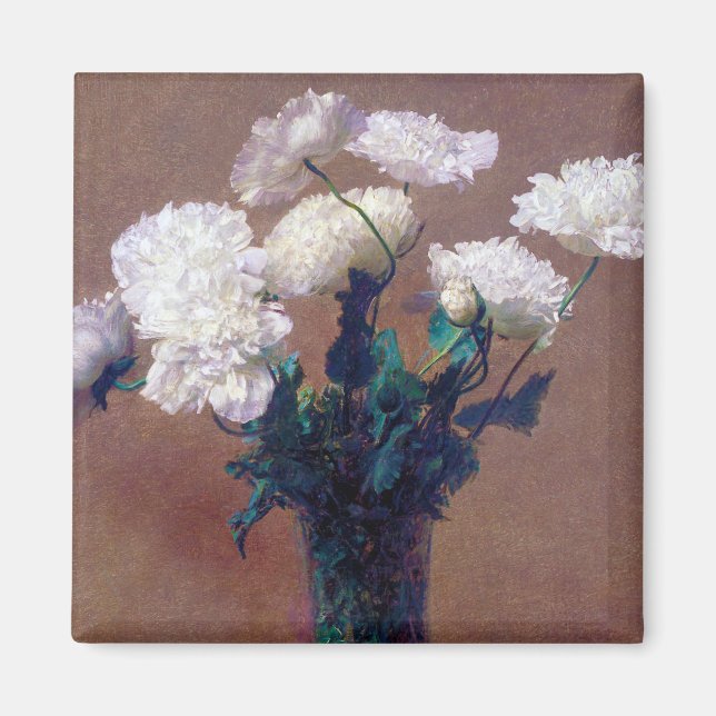 Poppies, Henri Fantin-Latour Magnet (Framsidan)