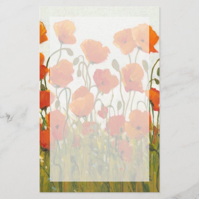 Poppies I-rader Brevpapper (Framsida)
