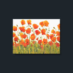 Poppies I-rader Canvastryck<br><div class="desc">Blommigt</div>
