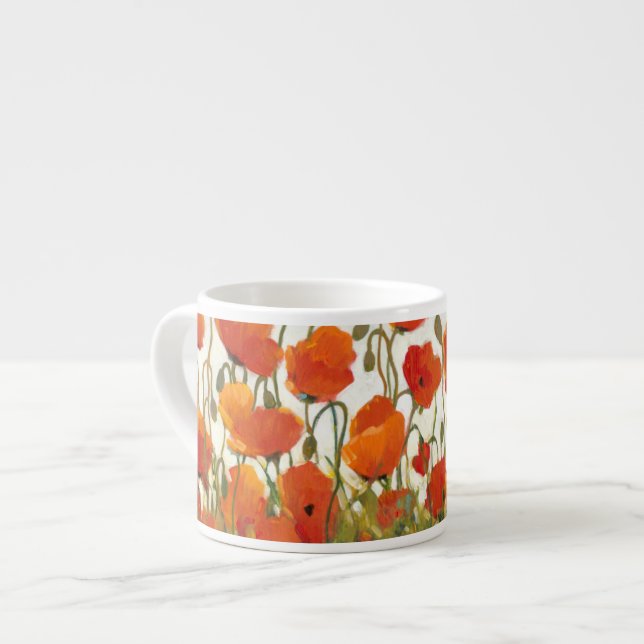 Poppies I-rader Espressomugg (Framsida vänster)