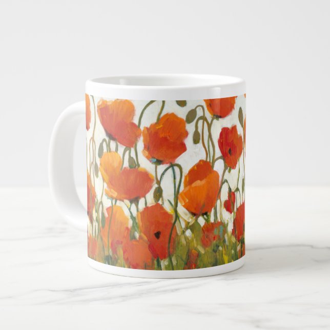 Poppies I-rader Jumbo Mugg (Framsida vänster)