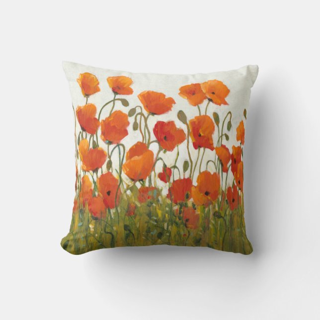 Poppies I-rader Kudde (Framsida)