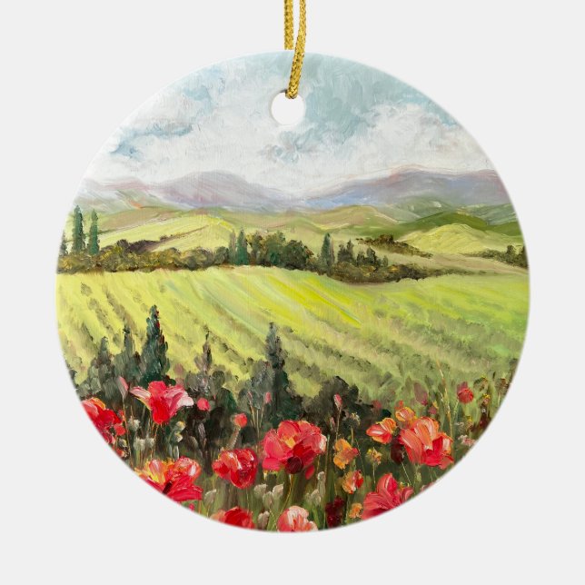 Poppies i Toscana Ornament (Framsidan)