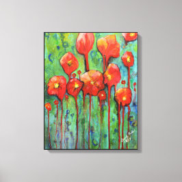 Poppies i Vår Canvastryck