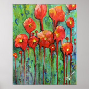 Poppies i Vår Poster