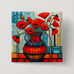 Poppies i vas knapp