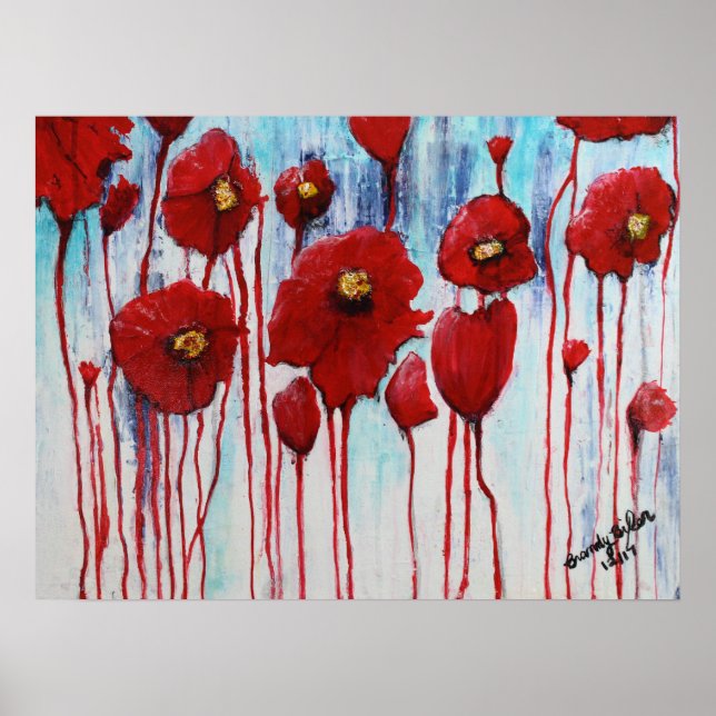 Poppies i vinter poster (Framsidan)
