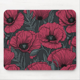 Poppies in Viva Magenta Musmatta