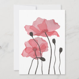 Poppies Julkort