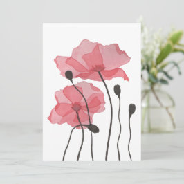 Poppies Julkort