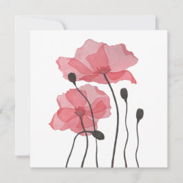 Poppies Julkort