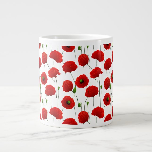 Poppies Jumbo Mugg (Framsidan)
