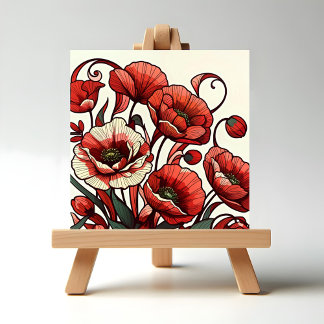 Poppies Kakelplatta