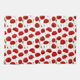 Poppies Kökshandduk