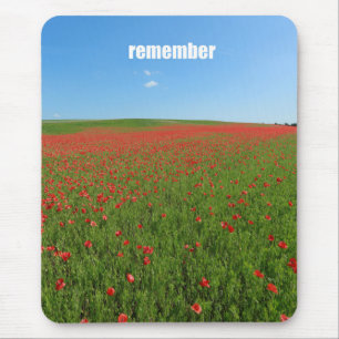 Poppies kommer ihåg musmatta