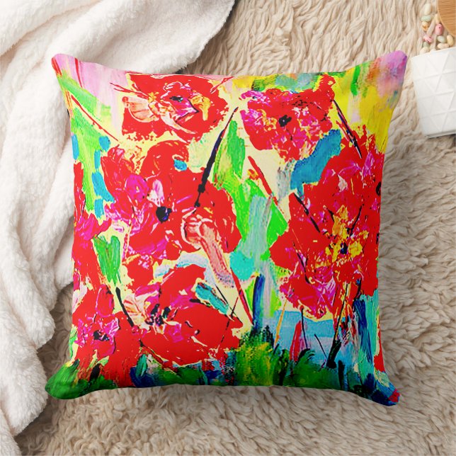 Poppies Kudde (Filt)